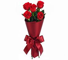 Букет 5 Красных роз Эдлесс Лав в Комсомольское Чувашия