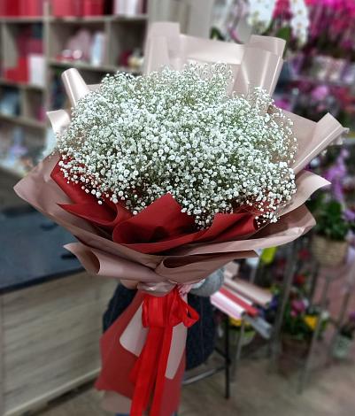 Букет цветов из: Гипсофила в Комсомольское Чувашия