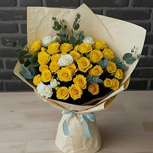 Букет цветов из:  Розы в Комсомольское Чувашия