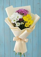 Букет цветов из:  Хризантемы в Комсомольское Чувашия