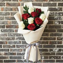 Букет цветов из:  Розы в Комсомольское Чувашия