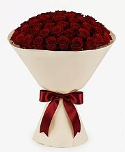 Букет 101 Бордовая роза Блэк Бакарра в Комсомольское Чувашия