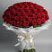 Букет 101 Красная роза Блэк Мэджик в Комсомольское Чувашия