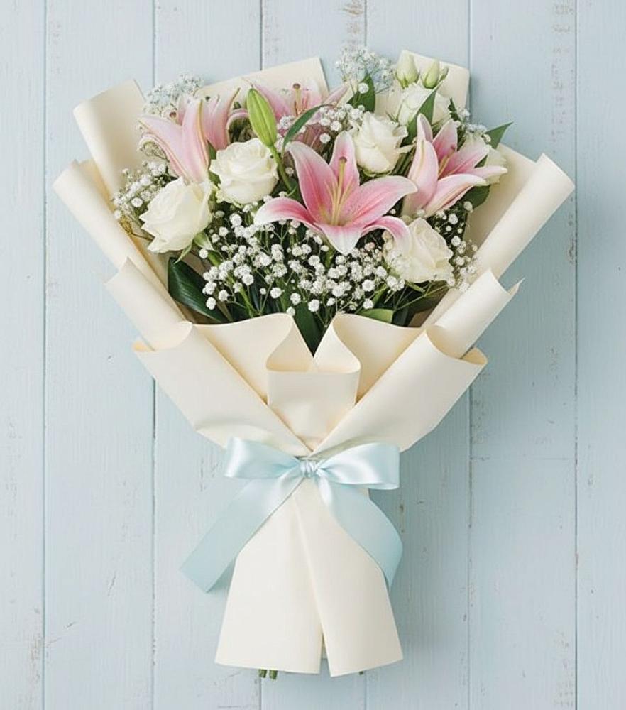 Букет цветов из: Лилии в Комсомольское Чувашия