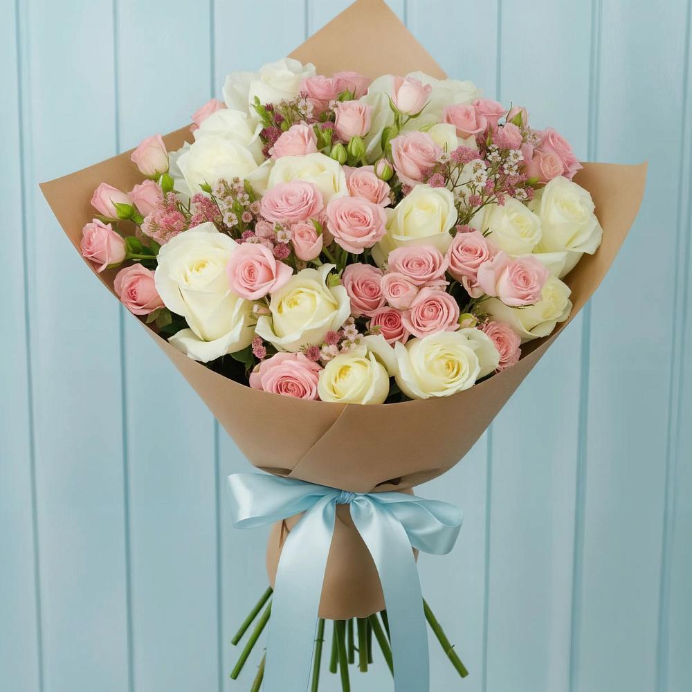 Букет цветов из: Розы в Комсомольское Чувашия