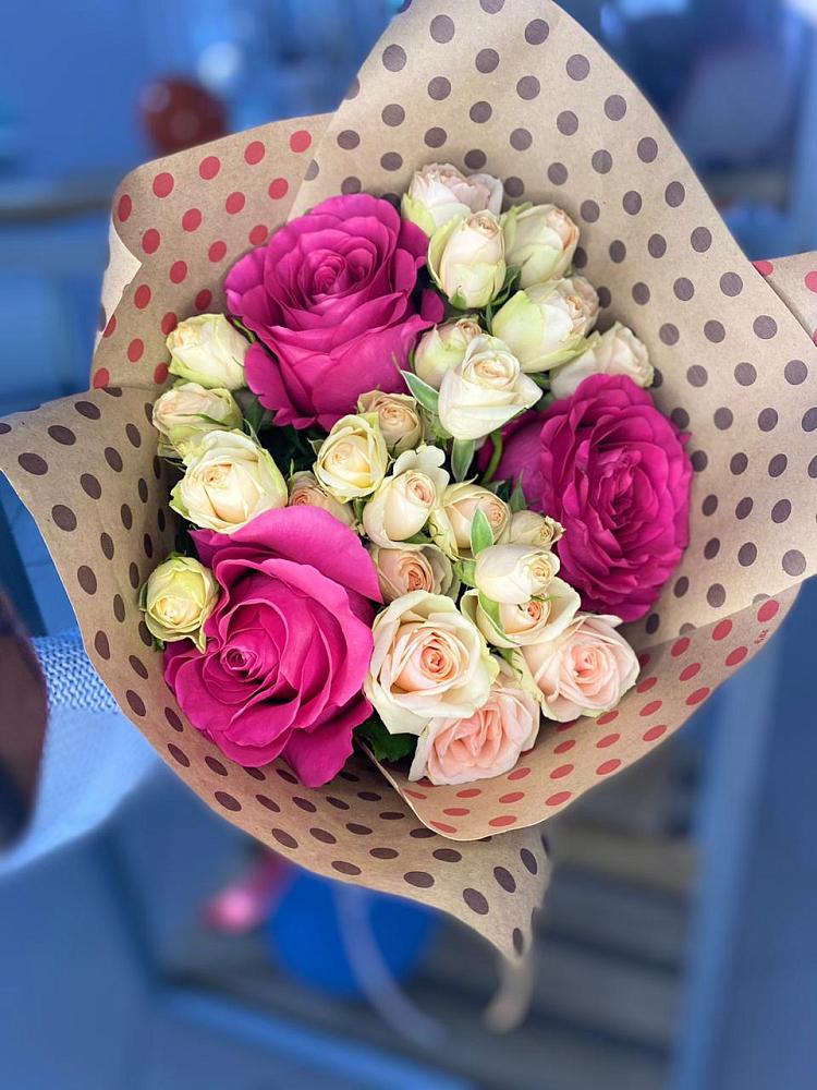 Букет цветов из: Розы в Комсомольское Чувашия