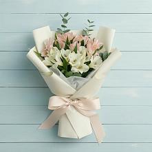 Букет цветов из:  Альстромерии в Комсомольское Чувашия