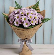Букет цветов из:  Хризантемы в Комсомольское Чувашия