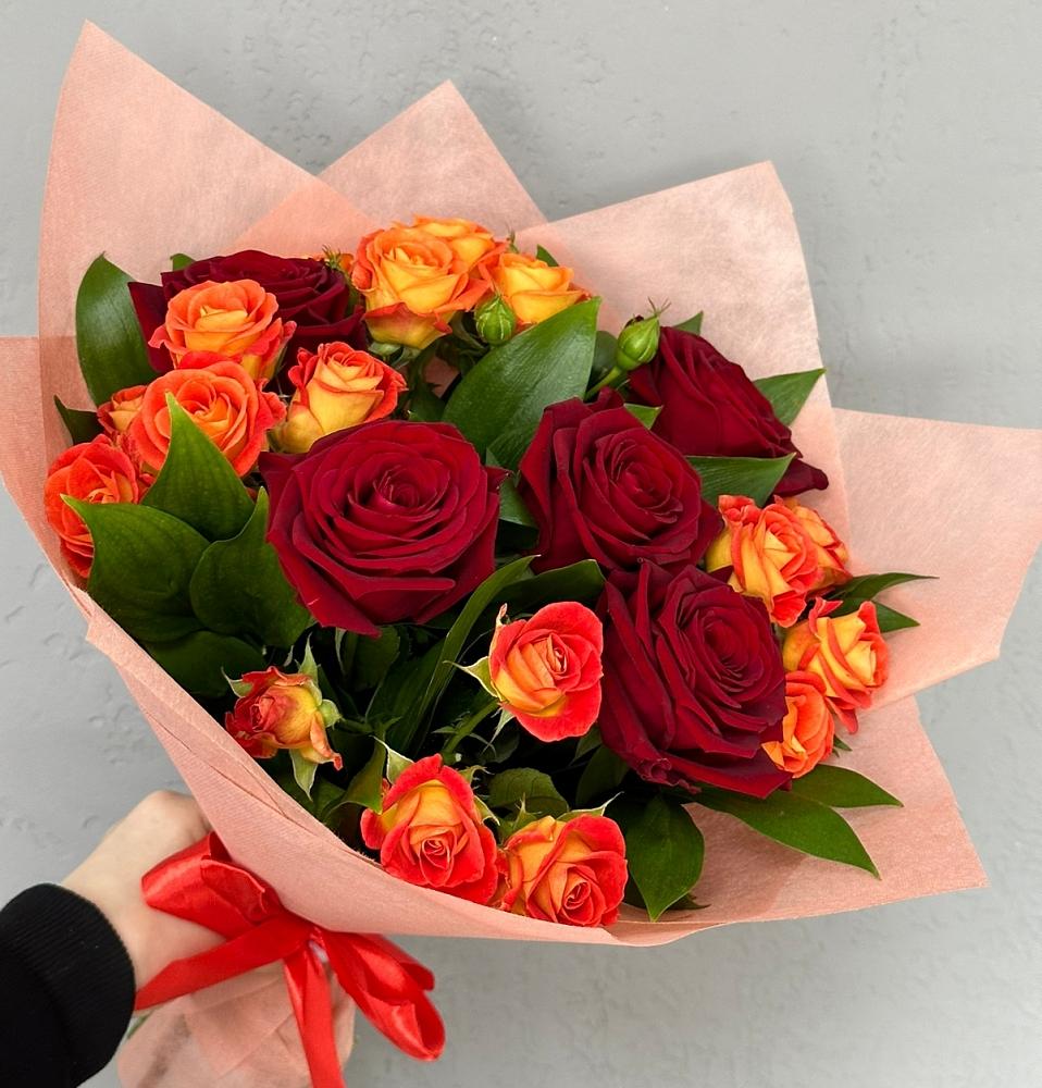 Букет Любовь и восторг в Комсомольское Чувашия