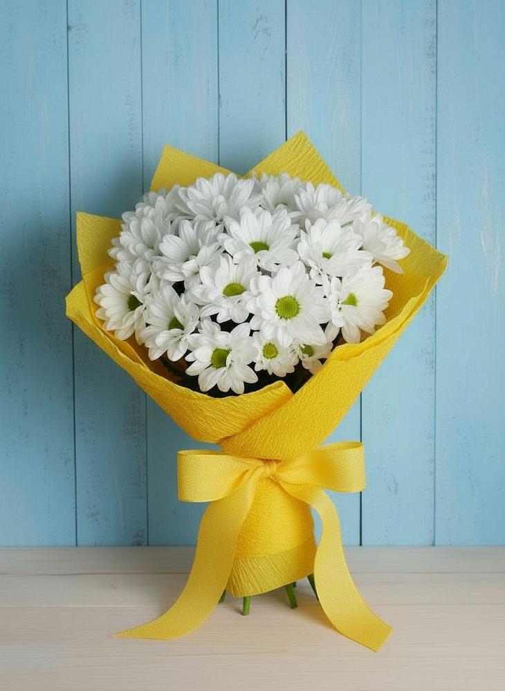 Букет цветов из: Хризантемы в Комсомольское Чувашия