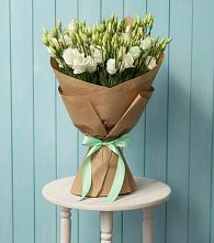 Букет цветов из:  Лизиантусы в Комсомольское Чувашия