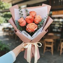 Букет цветов из:  Розы в Комсомольское Чувашия