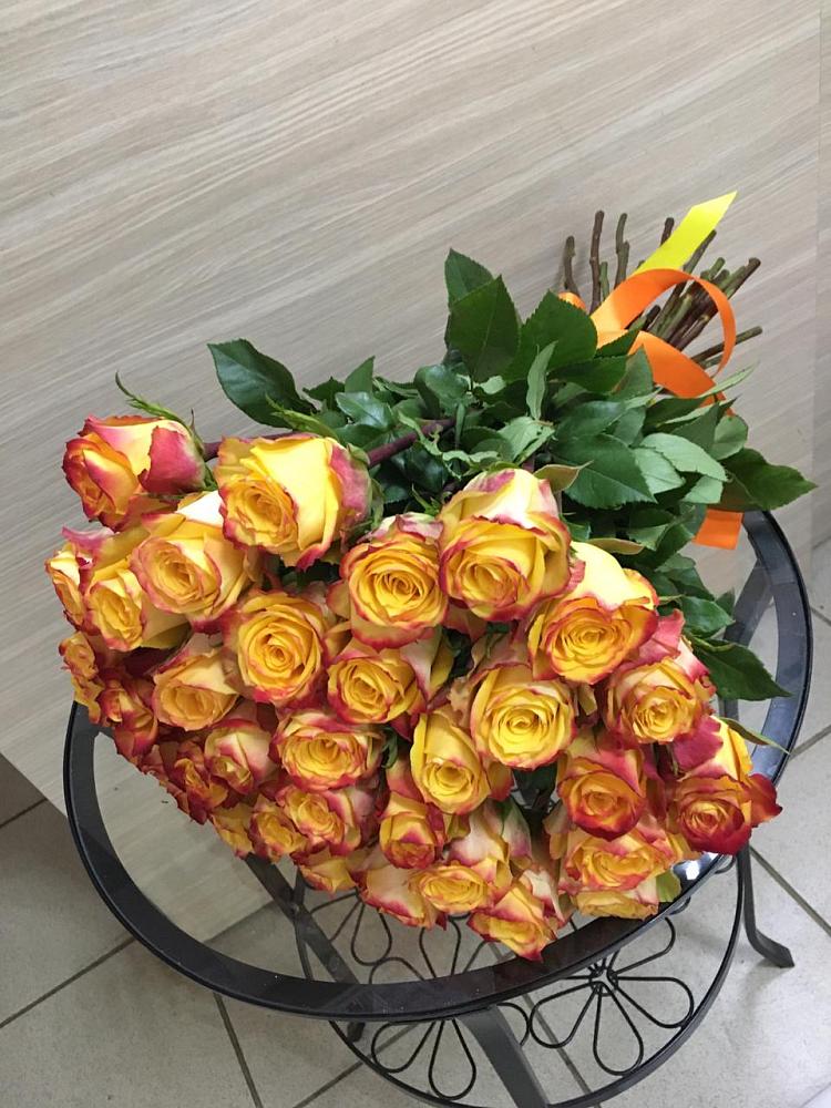 Букет Желтые розы в Комсомольское Чувашия