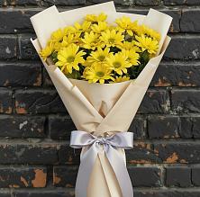 Букет цветов из:  Хризантемы в Комсомольское Чувашия