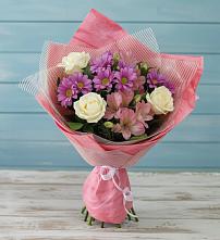 Букет цветов из:  Герберы в Комсомольское Чувашия