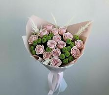 Букет цветов из:  Розы и Хризантемы в Комсомольское Чувашия