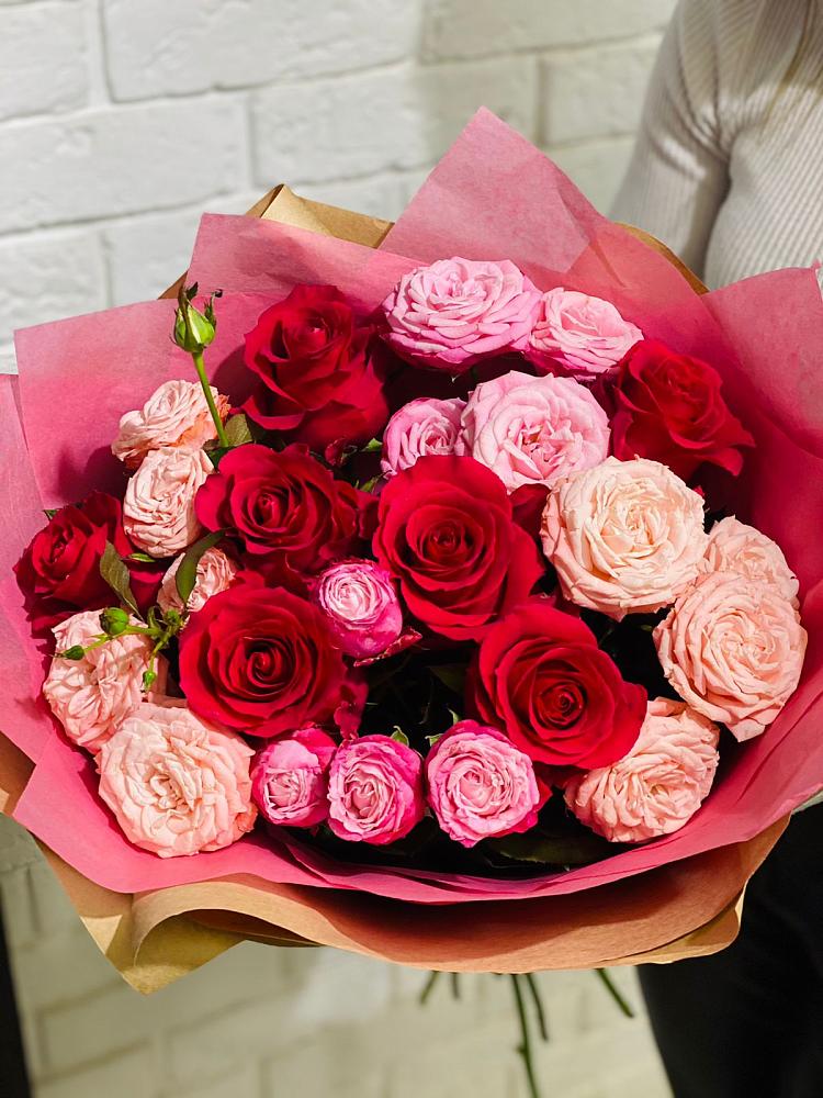 Букет цветов из: Розы в Комсомольское Чувашия