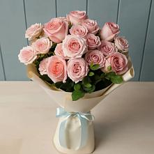 Букет Розовый шарм в Комсомольское Чувашия