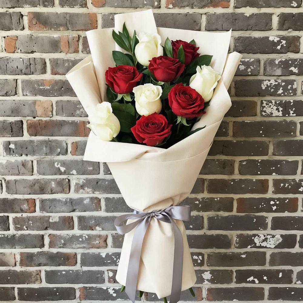 Букет цветов из: Розы в Комсомольское Чувашия