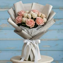 Букет цветов из:  Розы в Комсомольское Чувашия