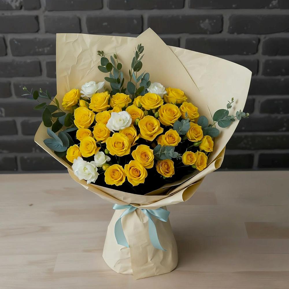 Букет цветов из: Розы в Комсомольское Чувашия