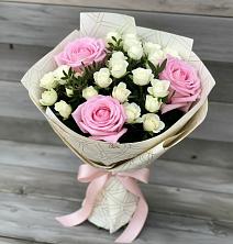 Букет цветов из:  Розы в Комсомольское Чувашия