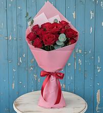 Букет цветов из:  Розы в Комсомольское Чувашия