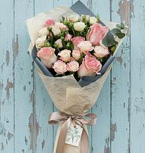 Букет цветов из:  Розы в Комсомольское Чувашия