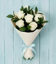 Букет цветов из:  Розы в Комсомольское Чувашия