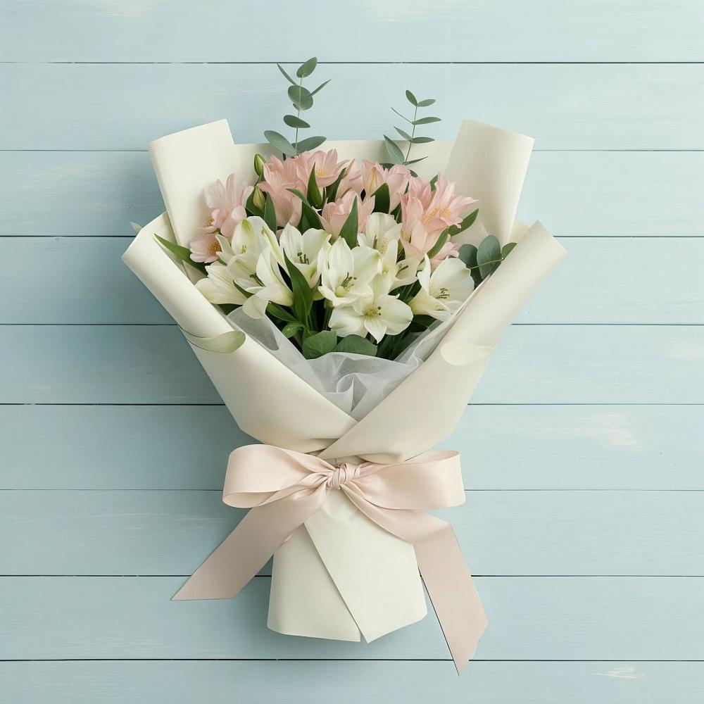 Букет цветов из: Альстромерии в Комсомольское Чувашия