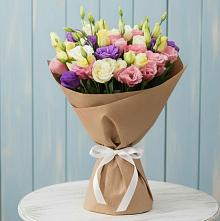 Букет цветов из:  Лизиантусы в Комсомольское Чувашия