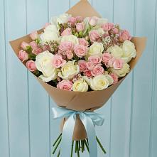 Букет цветов из:  Розы в Комсомольское Чувашия